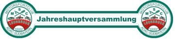 Jahreshauptversammlung
