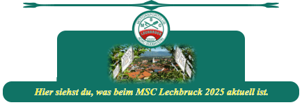 Hier siehst du, was beim MSC Lechbruck 2025 aktuell ist.