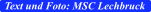 Text und Foto: MSC Lechbruck